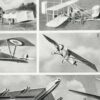 Aéronautique, aviation et ballons, planche originale 1948