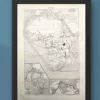 Afrique, carte politique et thématique 1948 – verso du document ancien