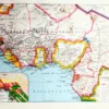 afrique-occidentale-cartea10.jpg Afrique occidentale française, carte ancienne 1948 – planche ancienne entière