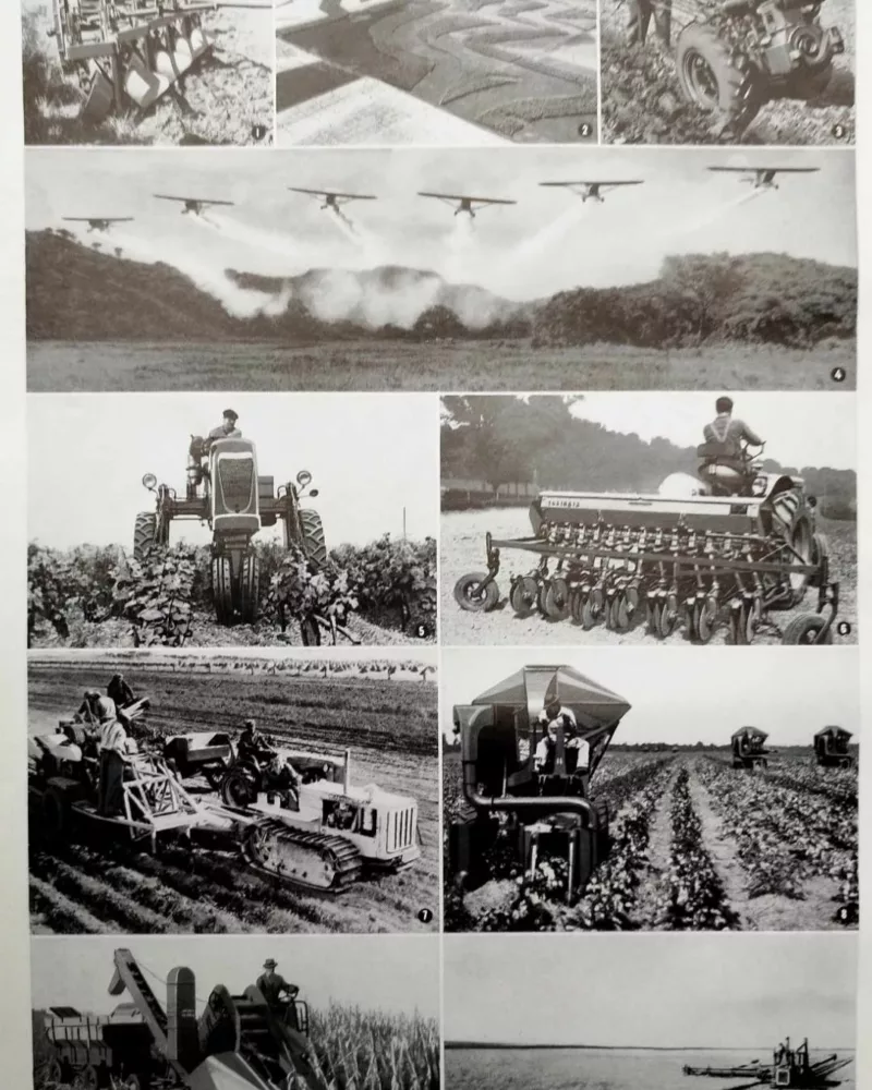 agriculture-a10-1.jpg Afrique occidentale française, carte ancienne 1948 – planche ancienne entière