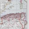 Carte ancienne Algérie, planche originale années 1930