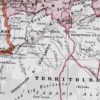 Carte ancienne Algérie, planche originale années 1930