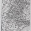 Carte ancienne Alpes, planche originale années 1930