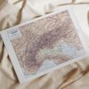 Carte ancienne Alpes, planche originale années 1930