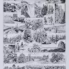 Amérique, carte ancienne et planche géographique années 1930 – verso du document ancien
