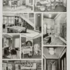 Ameublement et intérieurs modernes, planche décorative 1930 – verso du document ancien