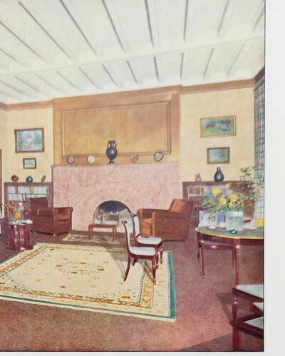 Ameublement et intérieurs modernes, planche décorative 1930
