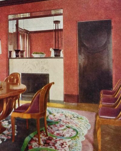 Ameublement et intérieurs modernes, planche décorative 1930