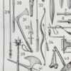 Armes, planche historique originale vers 1950