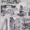 Asie, scènes historiques et carte géopolitique, planche 1930