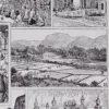 Asie, scènes historiques et carte géopolitique, planche 1930