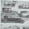 Automobiles, planche technique originale 1950 – détail de la planche ancienne