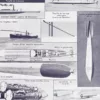 Sous-marins et torpilleurs, planche encyclopédique 1930 – détail de la planche ancienne