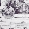 Sous-marins et torpilleurs, planche encyclopédique 1930 – verso encadré en décoration murale