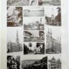 Belgique, carte géographique et photographies 1950 – planche ancienne entière