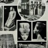 Égypte ancienne, carte et monuments, planche années 1930