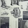 Électricité et machines, planche scientifique années 1930 – détail de la planche ancienne