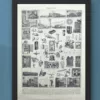 Électricité et machines, planche scientifique années 1930 – verso du document ancien