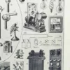 Électricité et machines, planche scientifique années 1930 – verso encadré en décoration murale