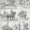 equitation-cheval-a13.jpg Équitation et chevaux, planche sportive ancienne 1930 – détail de la planche ancienne