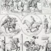 equitation-cheval-a14.jpg Équitation et chevaux, planche sportive ancienne 1930 – détail de la planche ancienne
