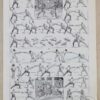 Escrime, fleuret, épée et sabre, planche sportive 1930