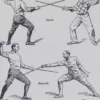 escrime-sport-04 Escrime, fleuret, épée et sabre, planche sportive 1930