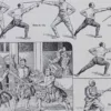 escrime-sport-05 Escrime, fleuret, épée et sabre, planche sportive 1930