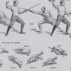 escrime-sport-06 Escrime, fleuret, épée et sabre, planche sportive 1930