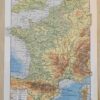 france-carte-geographique-01 France physique, agricole et forestière, cartes originales 1930
