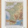 cadre2 France physique, agricole et forestière, cartes originales 1930