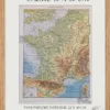 France physique, agricole et forestière, cartes originales 1930