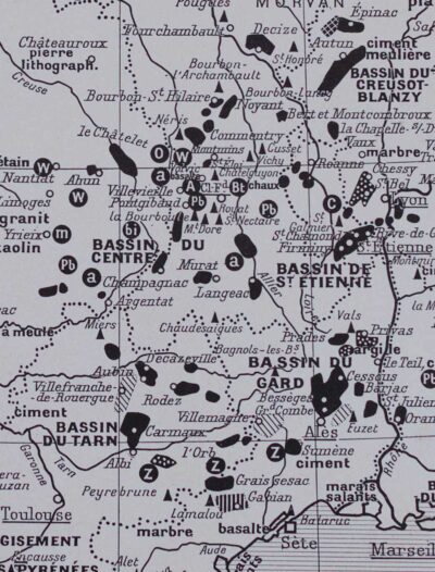 france-carte-geologie-08 France géologique et minière, cartes originales 1930