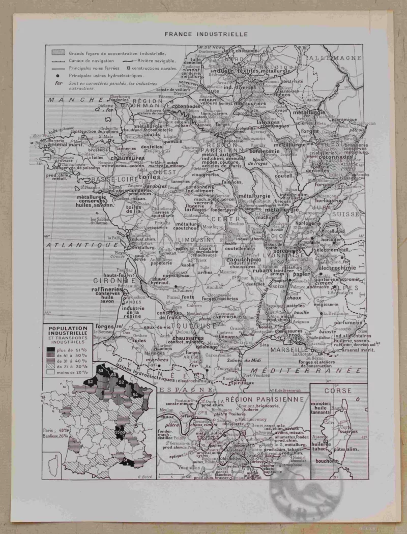 france-carte-provinces-02-1-scaled-1 Anciennes provinces et France industrielle, cartes originales 1930