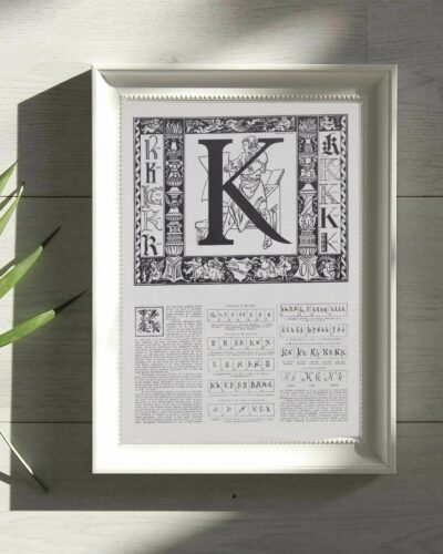 Alphabet A–Z, frontispices de Maximilien Vox, 1930
