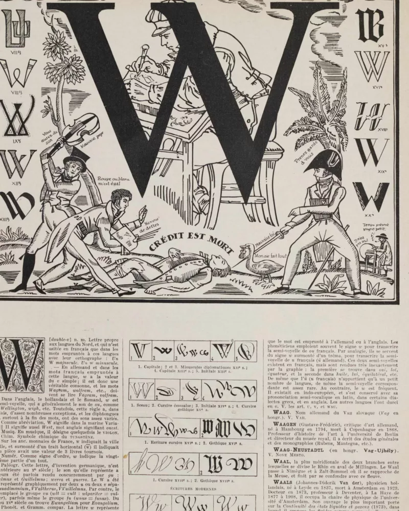Alphabet A–Z, frontispices de Maximilien Vox, 1930