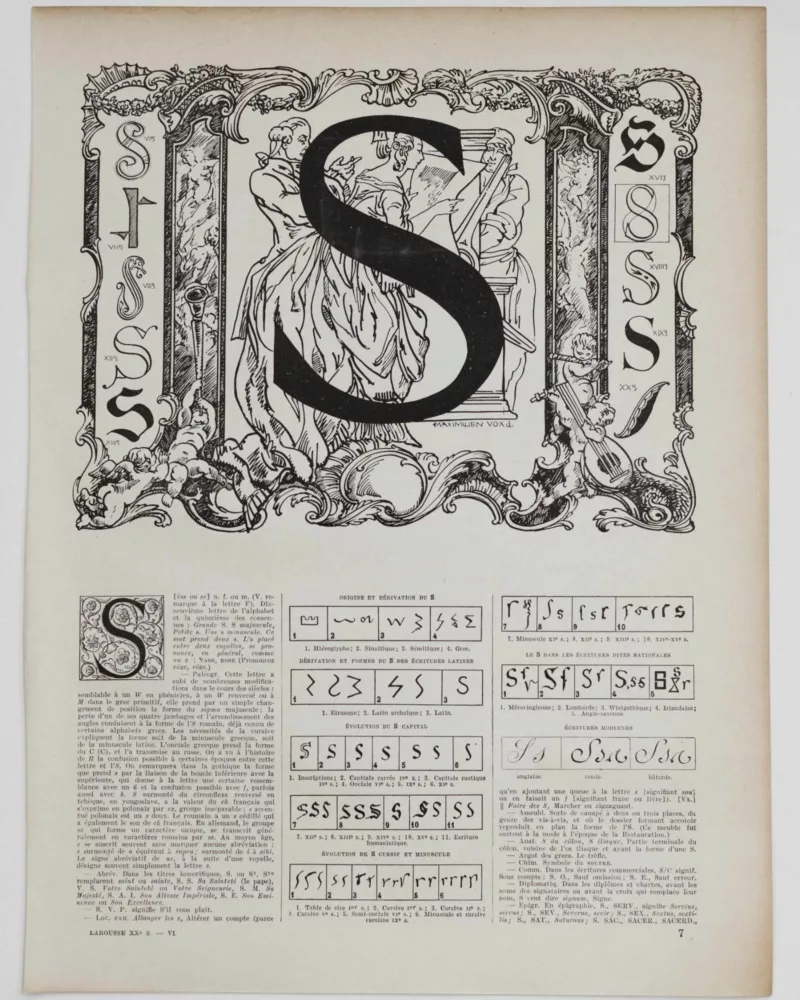 Alphabet A–Z, frontispices de Maximilien Vox, 1930