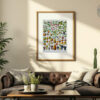 Fruits du monde, planche botanique recto-verso 1930