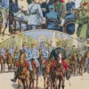 Grande Guerre 1914-1918, uniformes et carte du monde, planche 1930