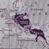 Grande Guerre 1914-1918, uniformes et carte du monde, planche 1930