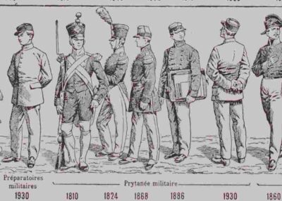 grandes-ecoles-04.jpg Uniformes des Grandes Écoles françaises, planche historique 1930