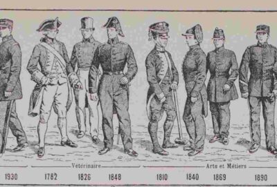 grandes-ecoles-06.jpg Uniformes des Grandes Écoles françaises, planche historique 1930