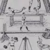 Gymnastique et sports, exercices d’époque, planche 1930
