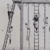 Gymnastique et sports, exercices d’époque, planche 1930