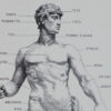 Anatomie humaine, planche médicale recto-verso 1930