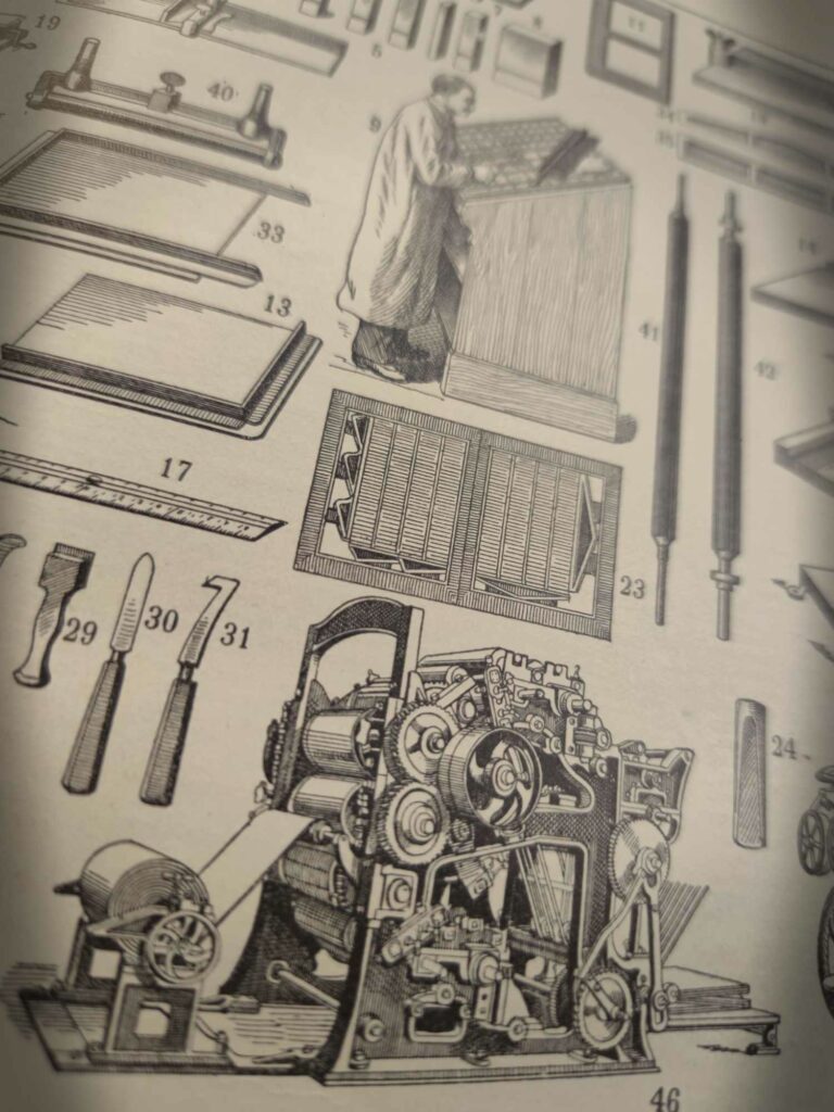 Imprimerie planches originales