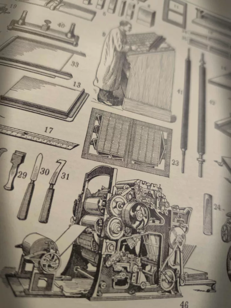Imprimerie planches originales
