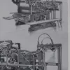 Machines d’imprimerie, planche technique originale 1930 – détail de la planche ancienne