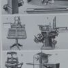 Machines d’imprimerie, planche technique originale 1930