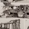 Machines d’imprimerie, planche technique originale 1930 – détail du verso